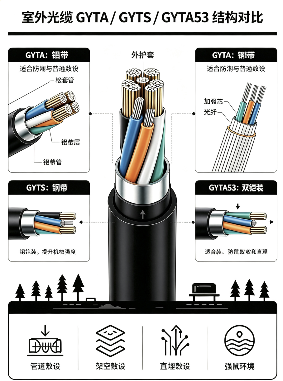高速行业传输光缆